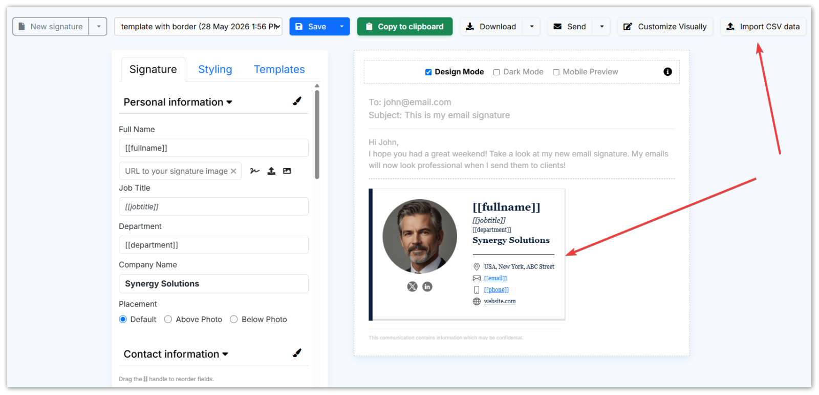 Comment créer en masse des signatures d'e-mail pour toute une entreprise ou une équipe